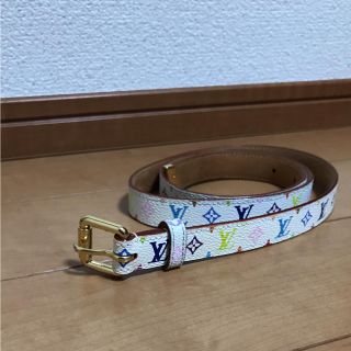 ルイヴィトン(LOUIS VUITTON)の最終値下げ！確実本物☆ルイヴィトン マルチカラー ベルト 中古(ベルト)