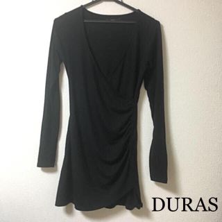 デュラス(DURAS)の送料込み☆DURASのミニワンピース☆美品☆(ミニワンピース)