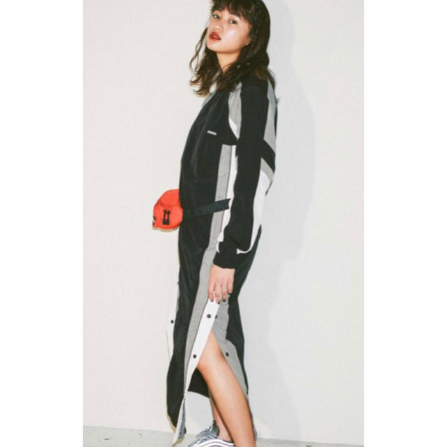 X-girl - 【新品】X-girl PANELED TRACK DRESS ワンピースの通販 by ...