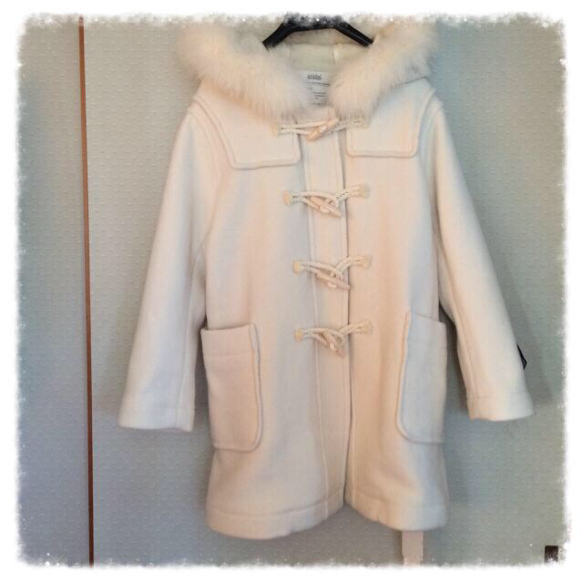SNIDEL - ファー付ミドルダッフルコート