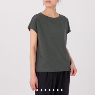 ムジルシリョウヒン(MUJI (無印良品))の無印 オーガニックコットンムラ糸フレンチスリーブT(Tシャツ(半袖/袖なし))