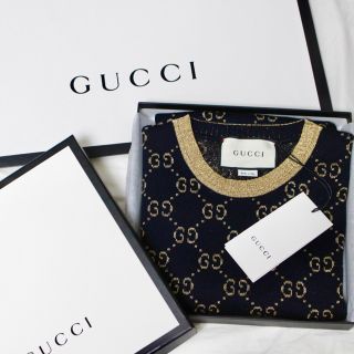 グッチ(Gucci)の即発送可能☆新品☆安室奈美恵さん着用 GUCCI コットンルレックス トップス(ニット/セーター)