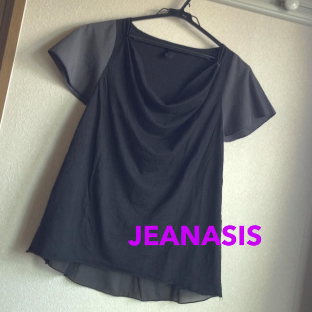 JEANASIS(ジーナシス)のJEANASIS☆異素材MIXTシャツ レディースのトップス(Tシャツ(半袖/袖なし))の商品写真