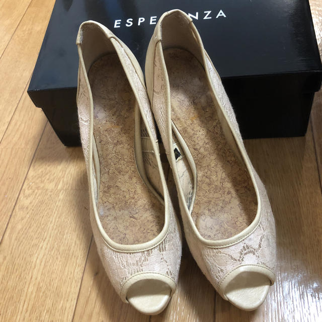 ESPERANZA(エスペランサ)のESPERANZA レース パンプス レディースの靴/シューズ(ハイヒール/パンプス)の商品写真