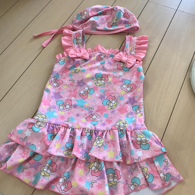 サンリオ(サンリオ)のキキララ水着 キッズ/ベビー/マタニティのキッズ服女の子用(90cm~)(水着)の商品写真