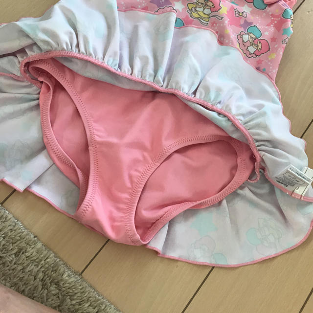 サンリオ(サンリオ)のキキララ水着 キッズ/ベビー/マタニティのキッズ服女の子用(90cm~)(水着)の商品写真