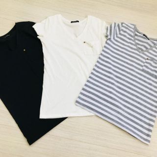 イング(INGNI)のINGNI//ホワイト/シンプル胸ポケTシャツ(Tシャツ(半袖/袖なし))
