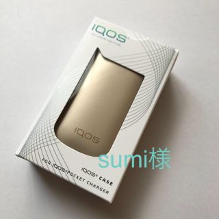 アイコス(IQOS)の新品未使用未開封‼️IQOS ケースカバー シャンパンゴールド(タバコグッズ)