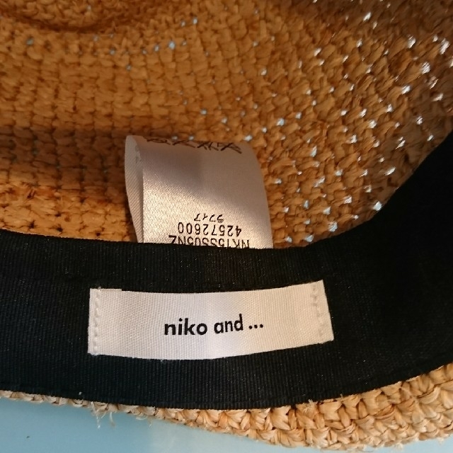 niko and...(ニコアンド)のniko ando ... 麦わらハット レディースの帽子(麦わら帽子/ストローハット)の商品写真