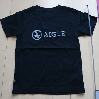 エーグル(AIGLE)のAIGLE 100sizeキッズTシャツ ブラック (Tシャツ/カットソー)