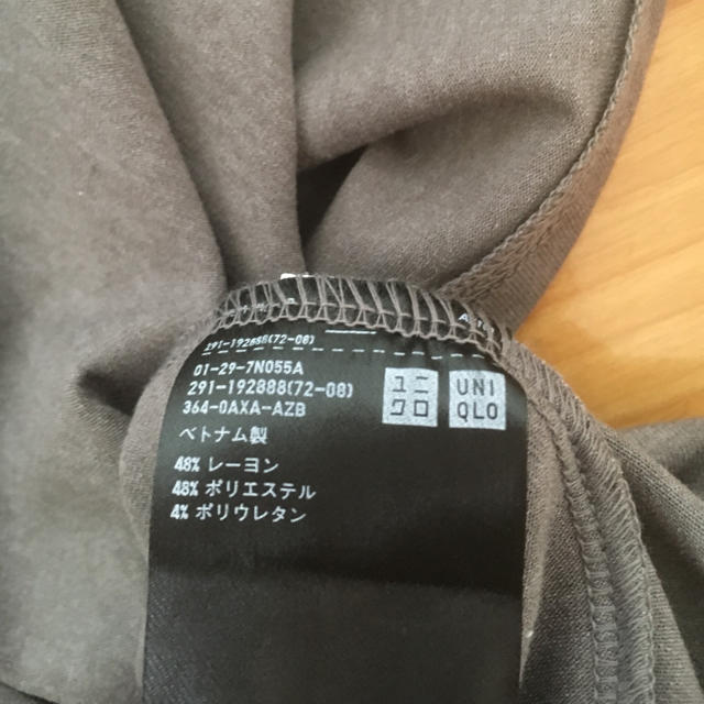 UNIQLO(ユニクロ)のユニクロ カシュクール ワンピース レディースのワンピース(ひざ丈ワンピース)の商品写真