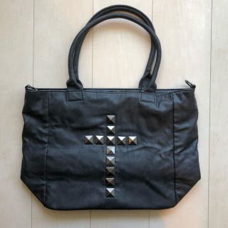 アナップミンピ(anap mimpi)のanap mimpi 黒 クロス スタッズ BAG(トートバッグ)