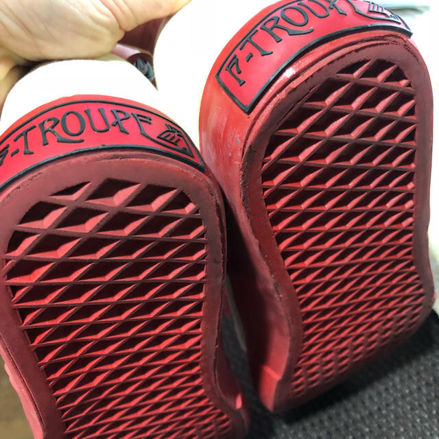 F-TROUPE(エフトゥループ)の◼️ftroupe   キャンバス／赤    スニーカー メンズの靴/シューズ(スニーカー)の商品写真