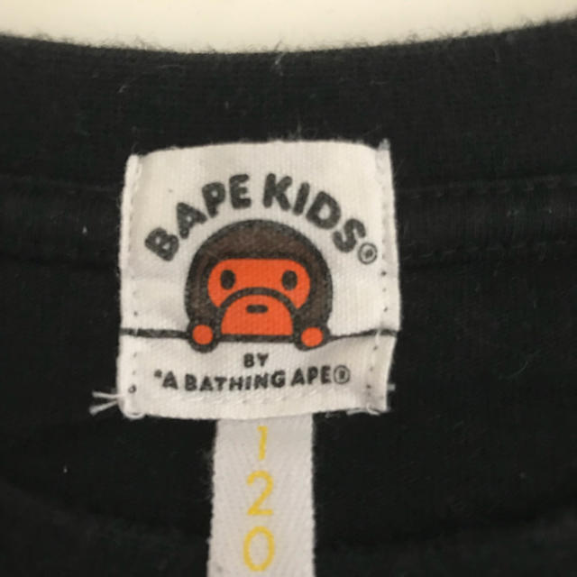 A BATHING APE(アベイシングエイプ)のBAPE KIDS  Tシャツ 120 キッズ/ベビー/マタニティのキッズ服男の子用(90cm~)(Tシャツ/カットソー)の商品写真