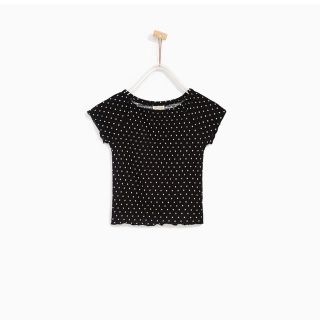 ザラキッズ(ZARA KIDS)の《ZARA kids》ドット柄Tシャツ(Tシャツ/カットソー)