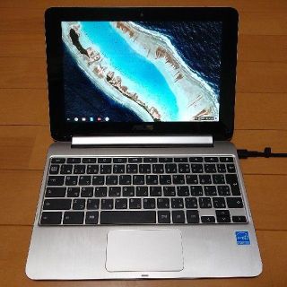 エイスース(ASUS)のASUS Chromebook C101PA 美品(ノートPC)