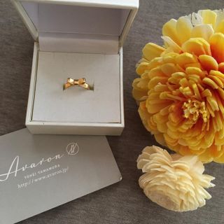 【値引♡】Avaron ♡ ナチュラルリボン  リング 6.5号 18K(リング(指輪))