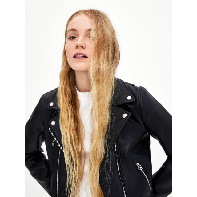 ベストセラー by アウターの通販 レザーテイストライダースジャケット ザラ trf 新品☆ZARA - ZARA AMIRIA's |ザラならラクマ shop ジャケット・アウター
