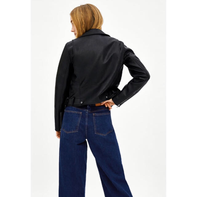 ZARA - 新品☆ZARA trf ザラ レザーテイストライダース ZARA - 新品☆ZARA trf ザラ レザーテイストライダース