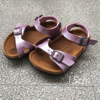 ビルケンシュトック(BIRKENSTOCK)のビルケンシュトック♡KIDS  パープル♡15cm♡(サンダル)