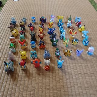 ポケモン(ポケモン)のポケモン ソフビ 指人形 53体まとめ売り(キャラクターグッズ)