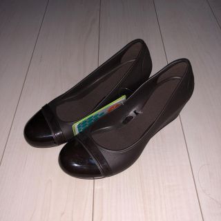 クロックス(crocs)の新品タグ付  crocs  クロックス  cap toe wedge(ハイヒール/パンプス)