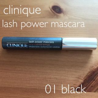 クリニーク(CLINIQUE)の[美品] clinique ラッシュパワー マスカラ 6ml 01ブラック(マスカラ)