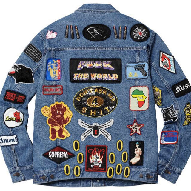 Supreme(シュプリーム)のSupreme  Patches Denim Trucker Jacket   メンズのジャケット/アウター(Gジャン/デニムジャケット)の商品写真