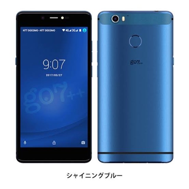 gooのスマホ g07++ CP-J55aX シャイニングブルー 【新品未開封】 スマホ/家電/カメラのスマートフォン/携帯電話(スマートフォン本体)の商品写真