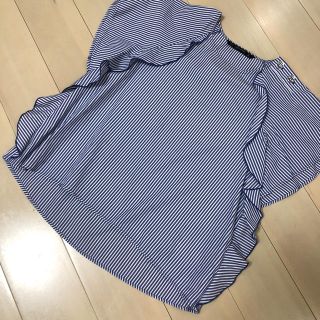 ザラ(ZARA)のザラ ストライプトップス(シャツ/ブラウス(半袖/袖なし))