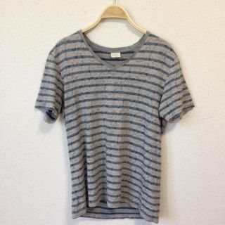 ユナイテッドアローズグリーンレーベルリラクシング(UNITED ARROWS green label relaxing)のGREEN LABEL RELAXING ペイズリー ボーダー Tシャツ M(Tシャツ(半袖/袖なし))