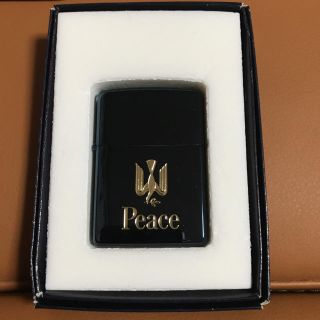 ジッポー(ZIPPO)のZIPPOオイルライター ピースデザイン(タバコグッズ)