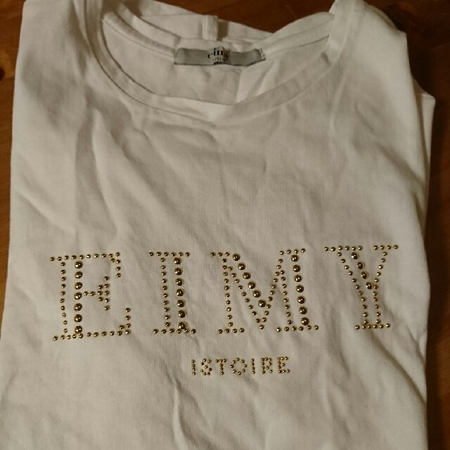 eimy istoire(エイミーイストワール)のeimy スタッズロゴTシャツ レディースのトップス(Tシャツ(半袖/袖なし))の商品写真