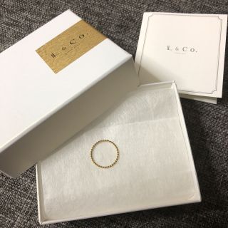 専用❤️Ｌ＆Ｃo. k18 ピンキーリング⭐️最終値下げ(リング(指輪))