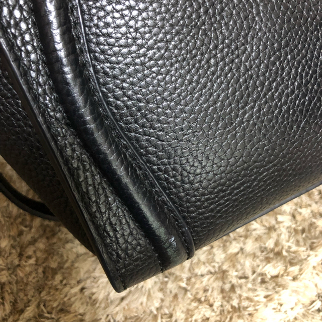 セリーヌ ラゲージ ナノ ブラック レディースのバッグ(ハンドバッグ)の商品写真