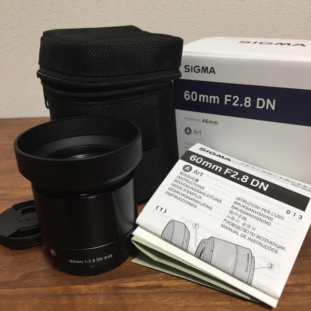 保証書付き SIGMA マイクロフォーサーズ 単焦点レンズ 60mm f2.8のサムネイル