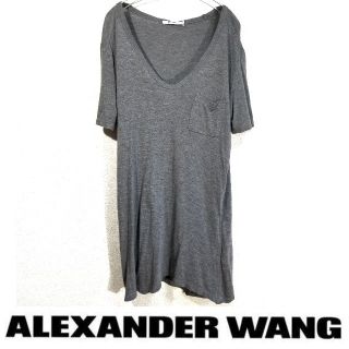 アレキサンダーワン(Alexander Wang)のAlexander Wang アレキサンダーワン ポケT グレー(Tシャツ/カットソー(半袖/袖なし))