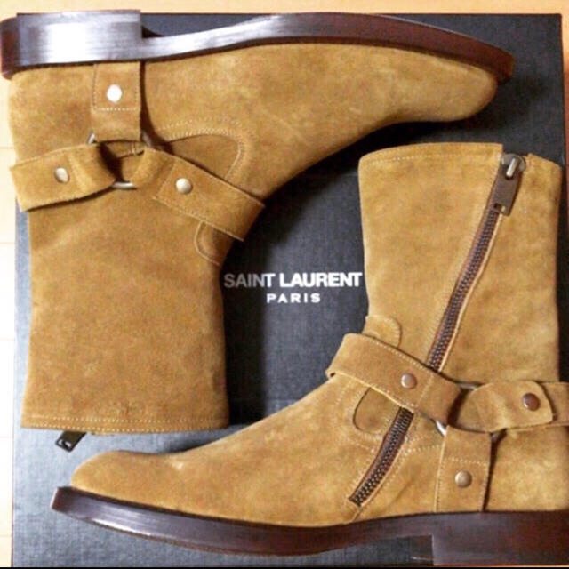 ギフト】 Saint Laurent - サンローラン ヒールブーツ サイズ42 ブーツ