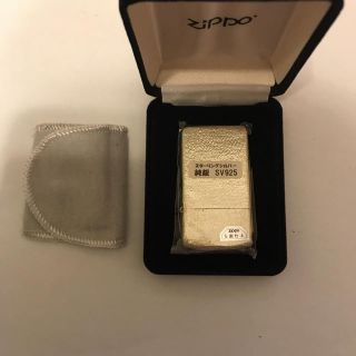 ジッポー(ZIPPO)のスターリングシルバー(タバコグッズ)