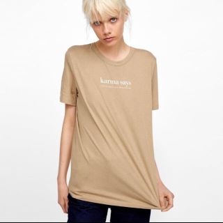 ザラ(ZARA)のZARA トップス(Tシャツ(半袖/袖なし))