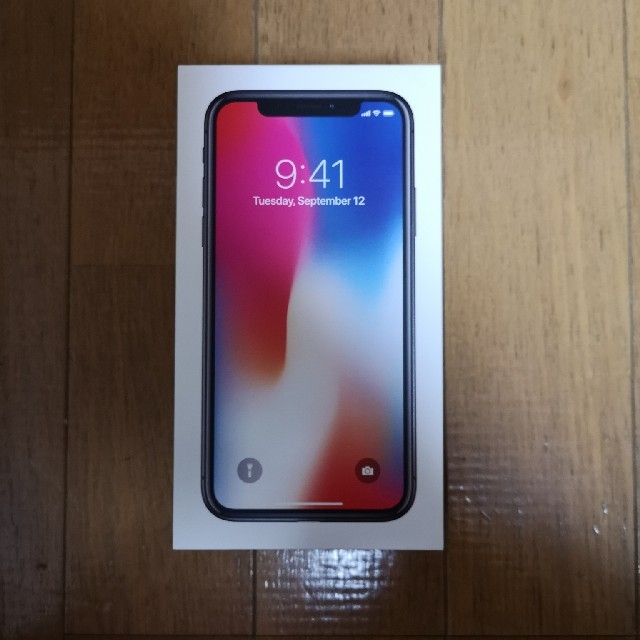 一番の iPhoneX - Apple 64GB SIMフリー スペースグレイ