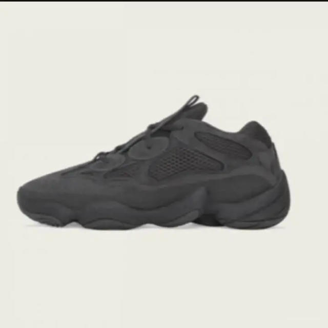 27cm yeezy 500 black 新品未使用 タグ付き 納品書付きスニーカー