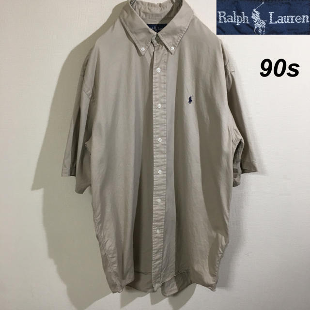 Ralph Lauren(ラルフローレン)の90s  ラルフローレン ビッグシルエット シャツ 古着 ヴィンテージ メンズのトップス(シャツ)の商品写真