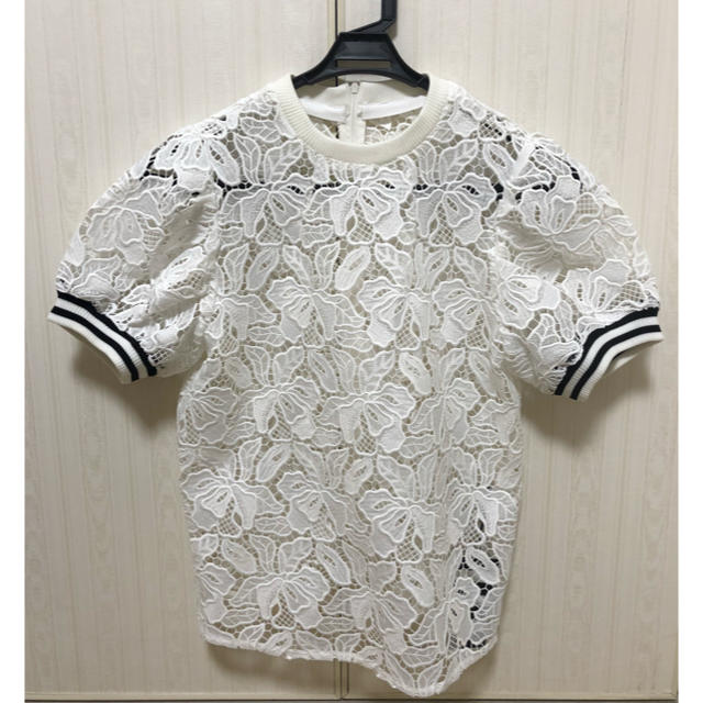 シャツ/ブラウス(半袖/袖なし)Borders At Balcony 新品 レースブラウス