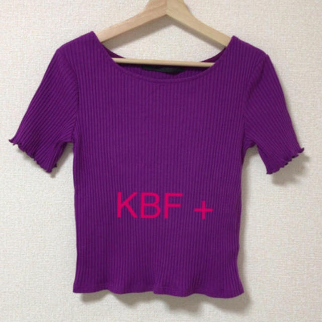 KBF+(ケービーエフプラス)の未使用☆KBF +トップス レディースのトップス(Tシャツ(半袖/袖なし))の商品写真