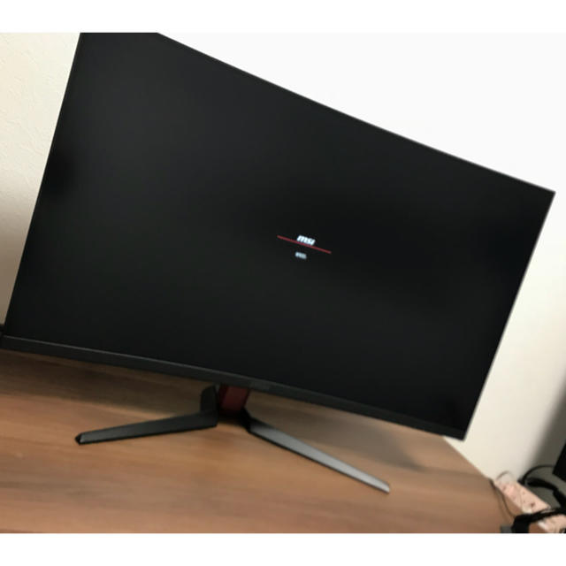 msi ag32c ゲーミングモニター 165hz 美品 箱付き