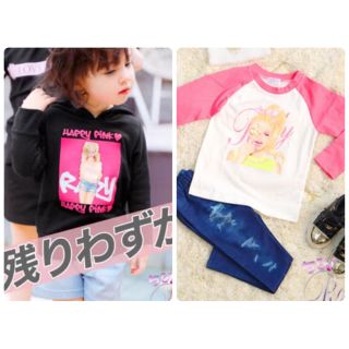 レディー(Rady)のRady♡ちびrady キャンディちゃんロンT★ハッピーピンクちゃん パーカー(Tシャツ/カットソー)