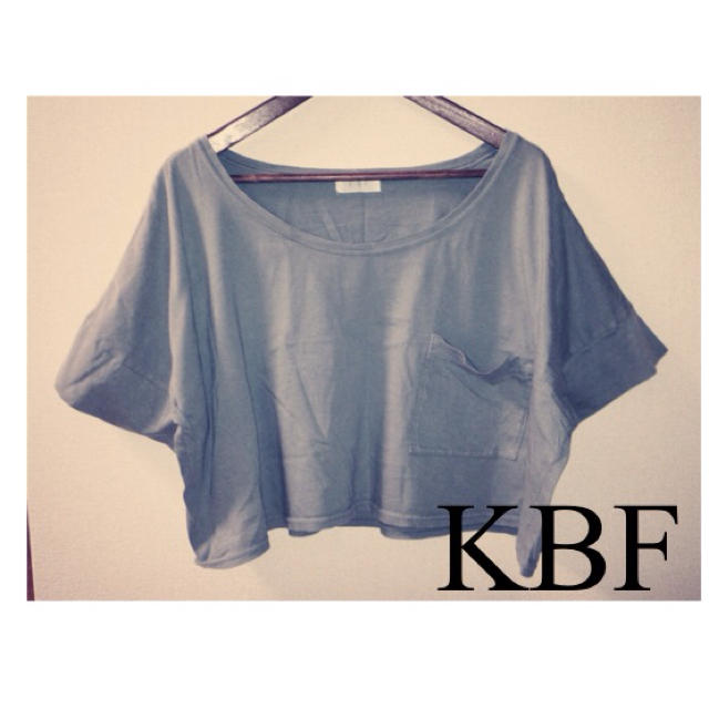 KBF(ケービーエフ)のKBFショートTOPS レディースのトップス(カットソー(半袖/袖なし))の商品写真