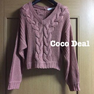 ココディール(COCO DEAL)のココディール＊ケーブルニット(ニット/セーター)