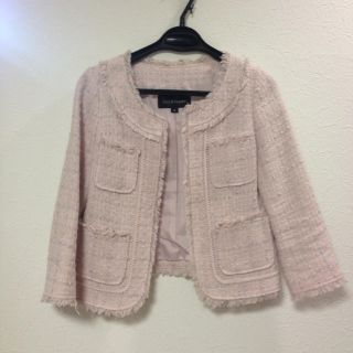 ジルスチュアート(JILLSTUART)のJILL♡ピンクツイードジャケット(テーラードジャケット)